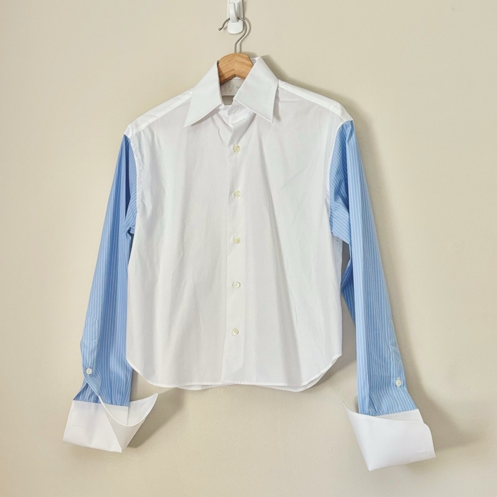 WOERA Oversized Poplin Double Cuff Shirt